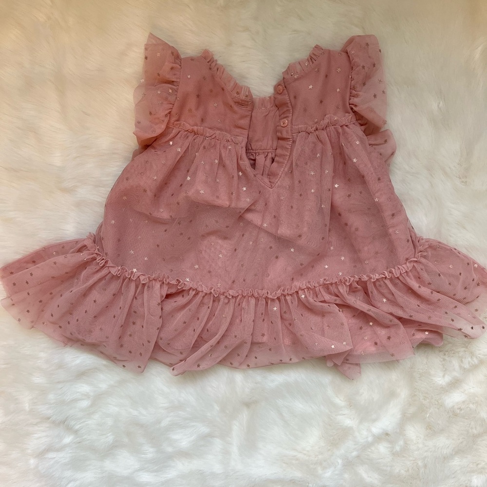 GAP Pink Ruffled Kids Dress